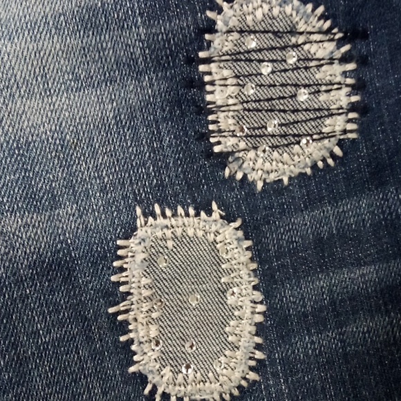 Rock Revival NWT Women's Jeans 26 Alanis Boot Cut Embellished Rhinestones - Picture 9 of 11